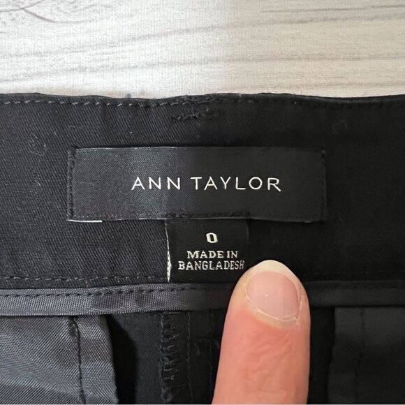 SALE!! Ann Taylor Black Chino Shorts Size 0 - Picture 5 of 7